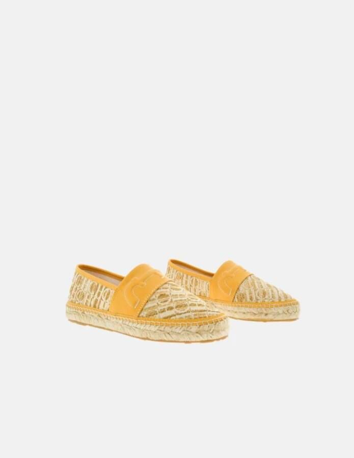 Carolina Herrera Arles Insignia Espadrilles Geel Yellow Dames