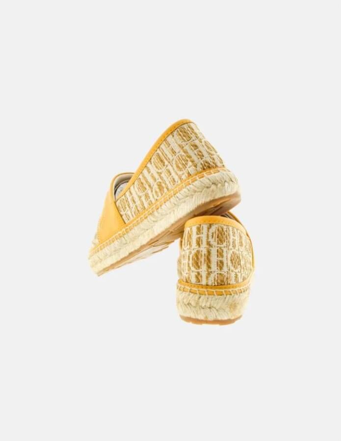 Carolina Herrera Arles Insignia Espadrilles Geel Yellow Dames