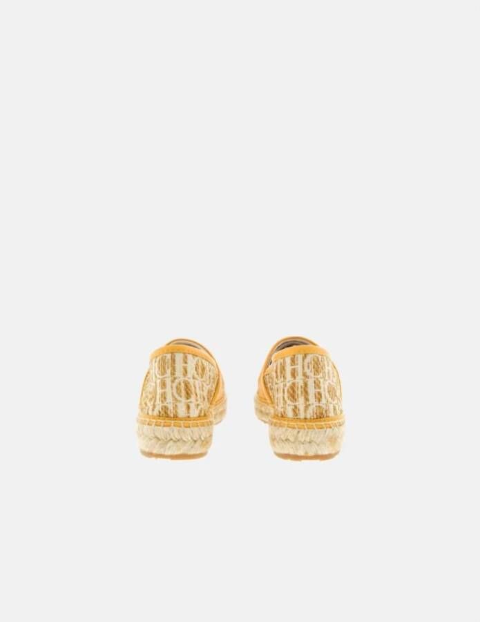 Carolina Herrera Arles Insignia Espadrilles Geel Yellow Dames