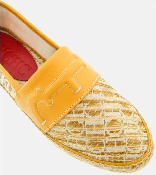 Carolina Herrera Arles Insignia Espadrilles Geel Yellow Dames