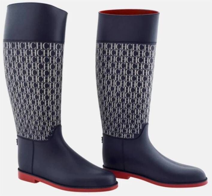 Carolina Herrera Boots Blue Dames