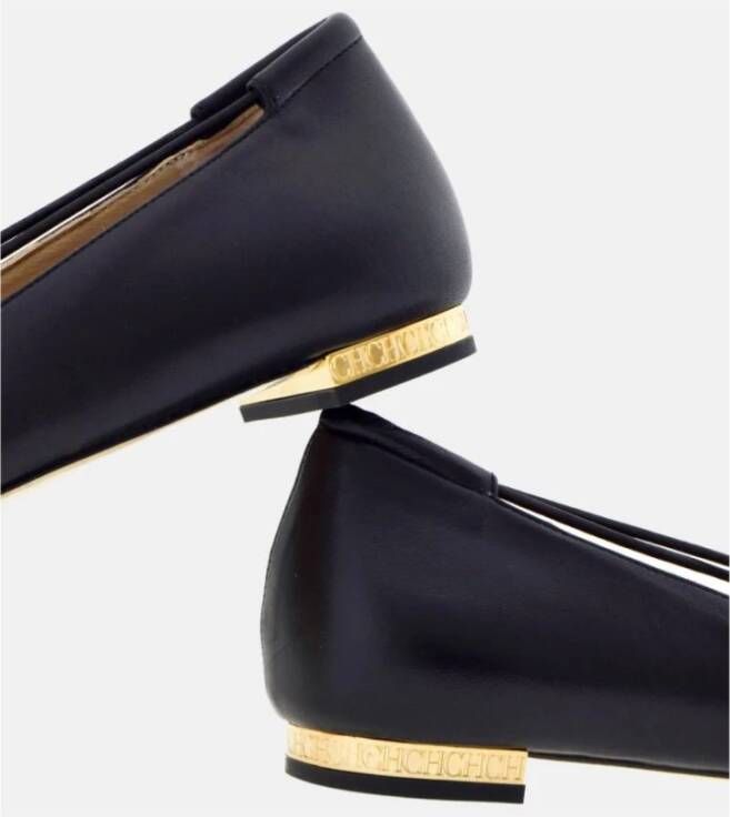 Carolina Herrera Flats Black Dames