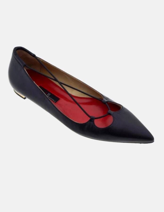 Carolina Herrera Flats Black Dames