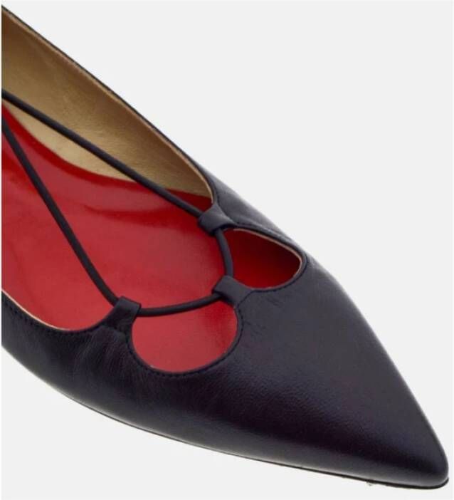 Carolina Herrera Flats Black Dames