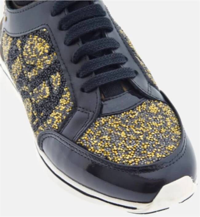 Carolina Herrera Groen en Zwart Steen Sneakers Multicolor Dames