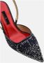 Carolina Herrera Kristal Initialen Satijn Hakken Black Dames - Thumbnail 6