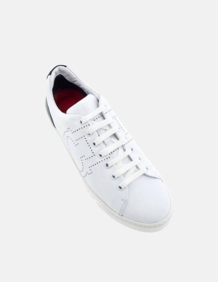 Carolina Herrera Leren Initialen Sneakers White Dames