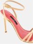 Carolina Herrera Nude Patent Leather Cross Strap Sandal Beige Dames - Thumbnail 7