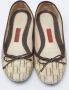 Carolina Herrera Pre-owned Canvas flats Beige Dames - Thumbnail 3