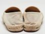 Carolina Herrera Pre-owned Canvas flats Beige Dames - Thumbnail 5