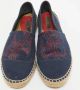 Carolina Herrera Pre-owned Canvas flats Blue Dames - Thumbnail 3