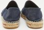 Carolina Herrera Pre-owned Canvas flats Blue Dames - Thumbnail 5