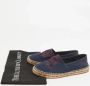 Carolina Herrera Pre-owned Canvas flats Blue Dames - Thumbnail 9