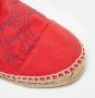 Carolina Herrera Pre-owned Canvas flats Red Dames - Thumbnail 7