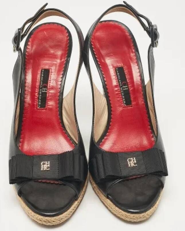 Carolina Herrera Pre-owned Canvas sandals Multicolor Dames