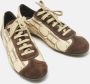 Carolina Herrera Pre-owned Coated canvas sneakers Brown Dames - Thumbnail 3