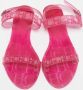 Carolina Herrera Pre-owned Fabric sandals Pink Dames - Thumbnail 3