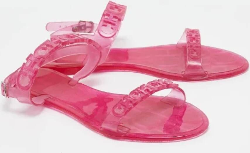 Carolina Herrera Pre-owned Fabric sandals Pink Dames