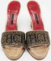 Carolina Herrera Pre-owned Leather espadrilles Yellow Dames - Thumbnail 3