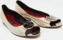 Carolina Herrera Pre-owned Leather flats Yellow Dames - Thumbnail 4