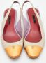 Carolina Herrera Pre-owned Leather heels Beige Dames - Thumbnail 3