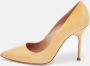 Carolina Herrera Pre-owned Leather heels Beige Dames - Thumbnail 2