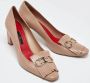 Carolina Herrera Pre-owned Leather heels Beige Dames - Thumbnail 4