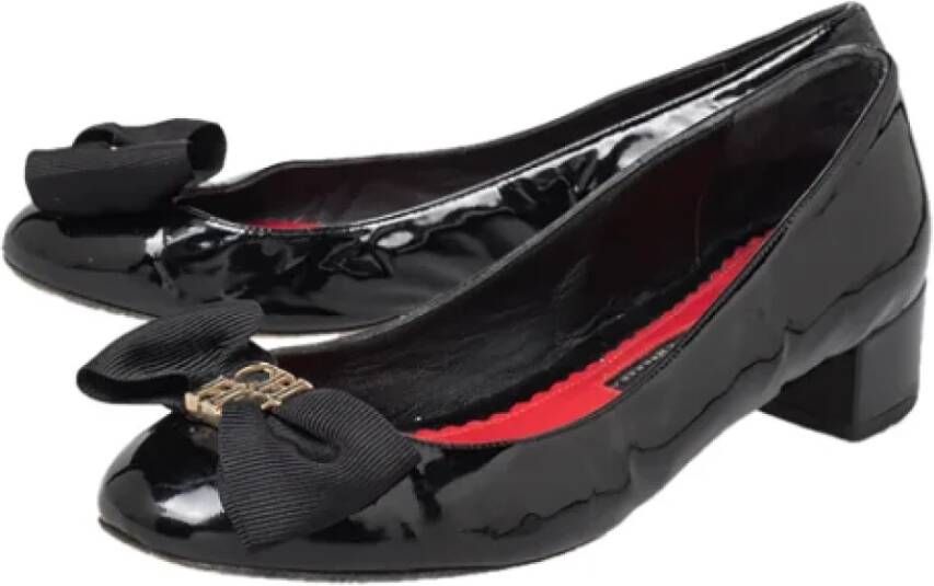 Carolina Herrera Pre-owned Leather heels Black Dames