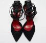 Carolina Herrera Pre-owned Leather heels Black Dames - Thumbnail 3