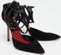 Carolina Herrera Pre-owned Leather heels Black Dames - Thumbnail 4