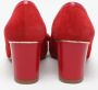 Carolina Herrera Pre-owned Leather heels Red Dames - Thumbnail 5