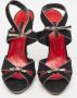 Carolina Herrera Pre-owned Leather sandals Black Dames - Thumbnail 2