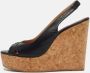 Carolina Herrera Pre-owned Leather sandals Blue Dames - Thumbnail 2