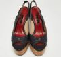 Carolina Herrera Pre-owned Leather sandals Blue Dames - Thumbnail 3