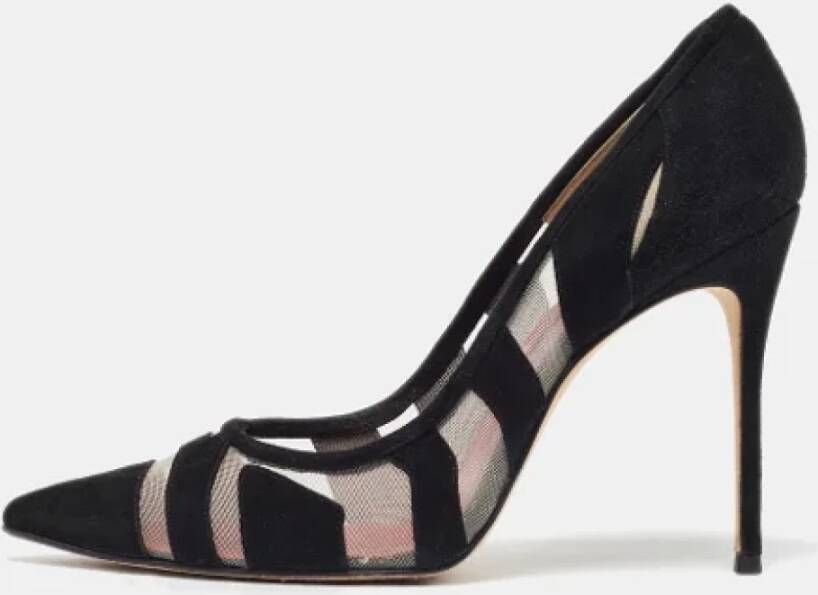 Carolina Herrera Pre-owned Mesh heels Black Dames