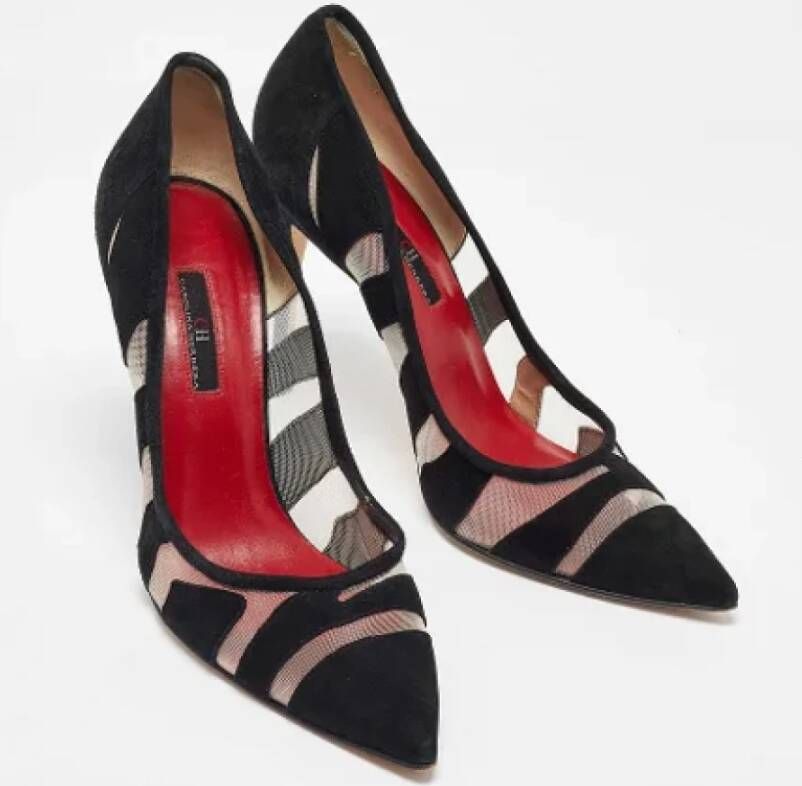 Carolina Herrera Pre-owned Mesh heels Black Dames