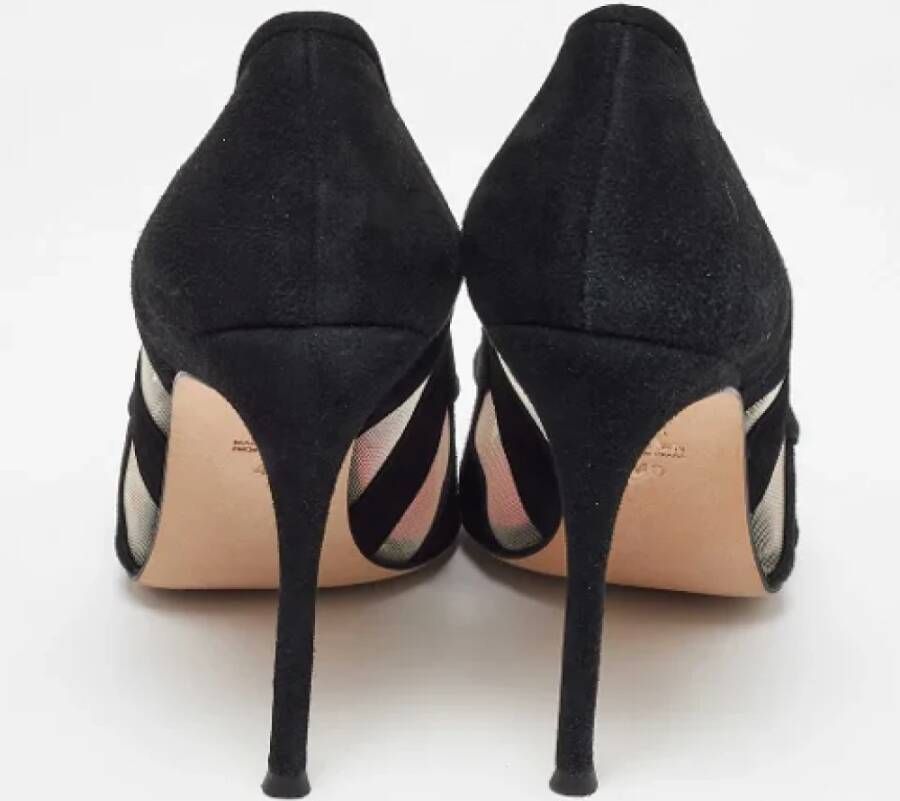 Carolina Herrera Pre-owned Mesh heels Black Dames