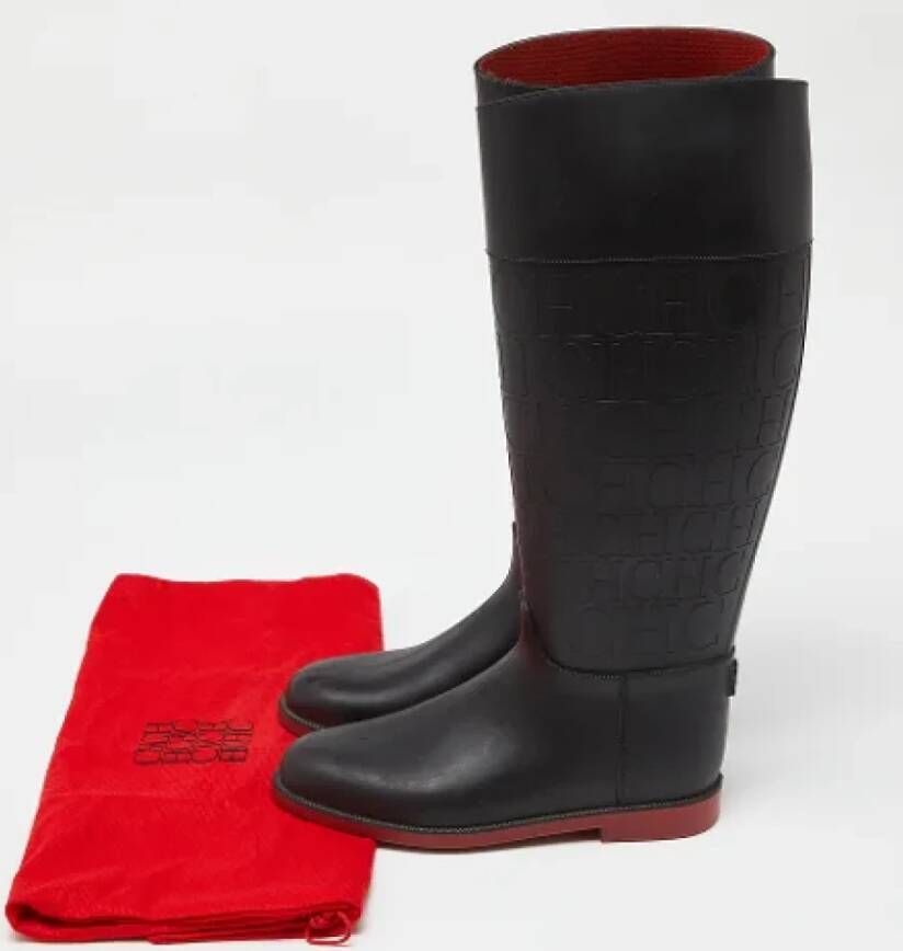 Carolina Herrera Pre-owned Rubber boots Black Dames