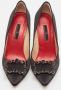 Carolina Herrera Pre-owned Satin heels Black Dames - Thumbnail 3