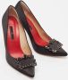 Carolina Herrera Pre-owned Satin heels Black Dames - Thumbnail 4