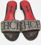 Carolina Herrera Pre-owned Satin sandals Black Dames - Thumbnail 3