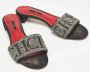 Carolina Herrera Pre-owned Satin sandals Black Dames - Thumbnail 4