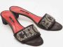 Carolina Herrera Pre-owned Satin sandals Black Dames - Thumbnail 4