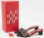 Carolina Herrera Pre-owned Satin sandals Black Dames - Thumbnail 9