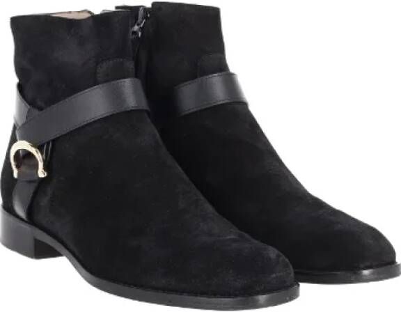 Carolina Herrera Pre-owned Suede boots Black Dames