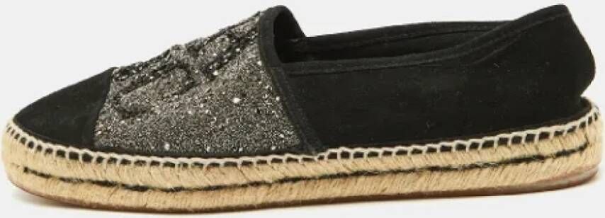 Carolina Herrera Pre-owned Suede flats Black Dames