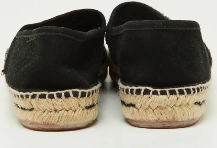 Carolina Herrera Pre-owned Suede flats Black Dames