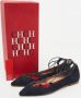 Carolina Herrera Pre-owned Suede flats Blue Dames - Thumbnail 8