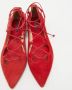 Carolina Herrera Pre-owned Suede flats Red Dames - Thumbnail 2