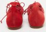 Carolina Herrera Pre-owned Suede flats Red Dames - Thumbnail 4